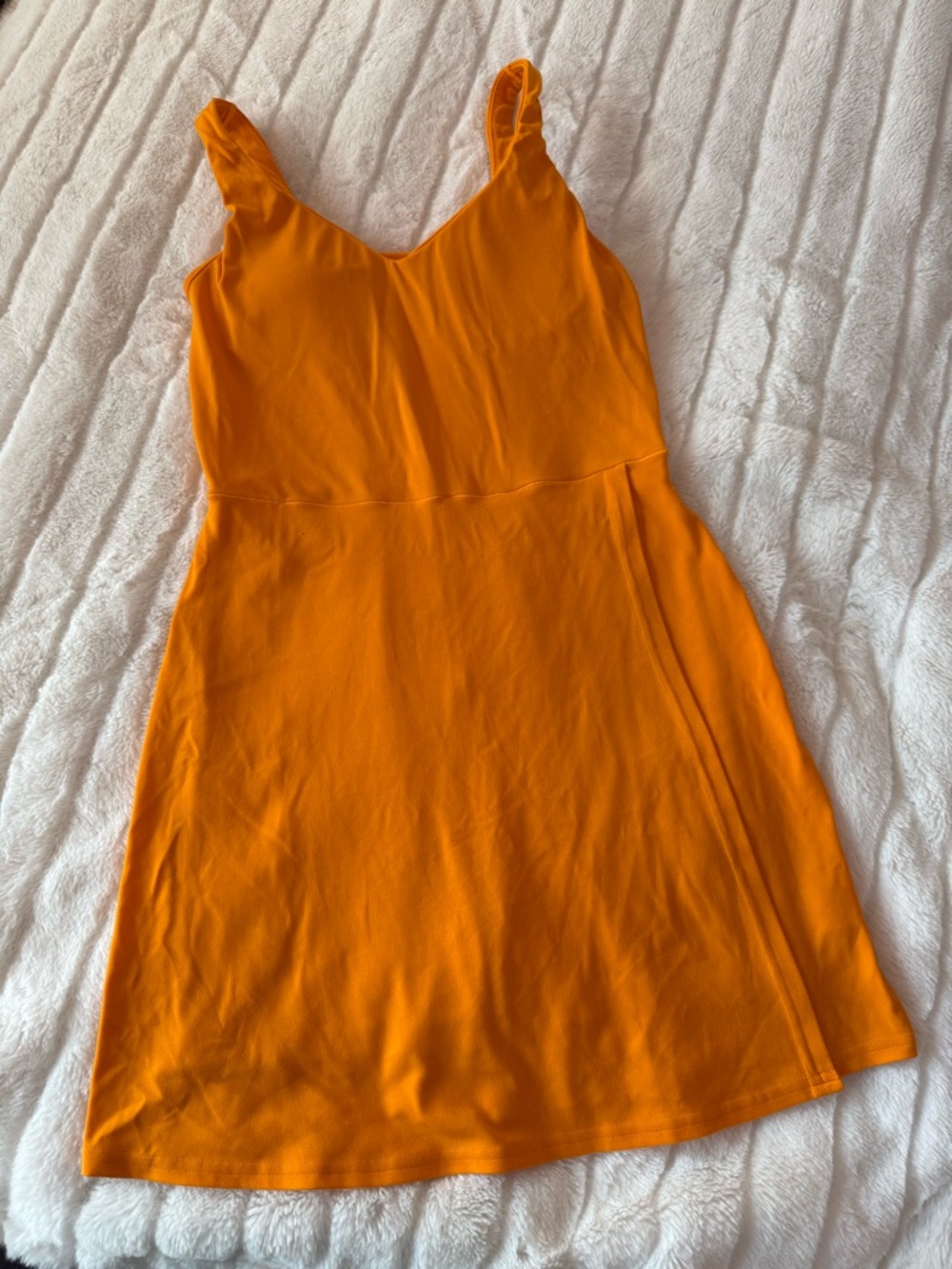 Women’s Mini Athletic Dress in Bright Orange
